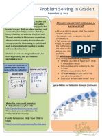 problem solving grade 1 handout