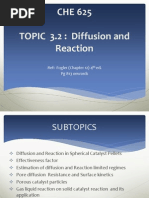 Topic 3.2 - Internal Diffusion and Reaction