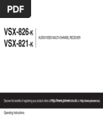 VSX 826 K Manual ENpdf