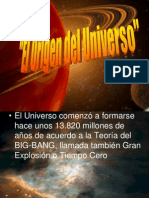 CLASE 1 El Origen Del Universo