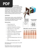 40A Breaker Control Switches