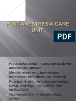 Post Anesthesia Care Unit