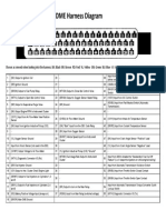 BMW E30 Motronic 1.3 DME Harness Diagram