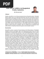 Download Role of Feed Additives in Bangladesh Poultry Industries in 2003 by Md Morshed Alam SN246459742 doc pdf