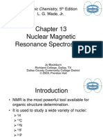 Nuclear Magnetic Resonance Spectroscopy CH 13