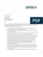 Letter to Phoenix City Manager on PTSD 