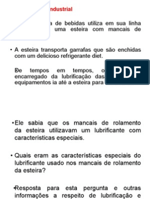 Rolamentos - Dicionário, PDF, Lubrificação