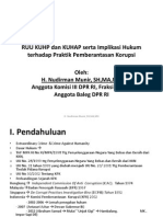Nudirman Munir - RUU KUHP Dan KUHAP Serta Implikasi Hukum PDF