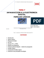 Tema 7. Introduccion a La Electronic A Digital Familias Logicas