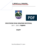 Prostorni Plan Opštine Bratunac 2011-2031