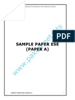 Sample Paper Ese Paper A