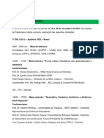 III Seminario Internacional sobre Pueblos Tradicionales, Fronteras y Geopolítica en América Latina