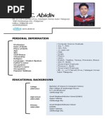 Resample Resume