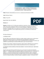 Probatoria de Servicios Doctrina