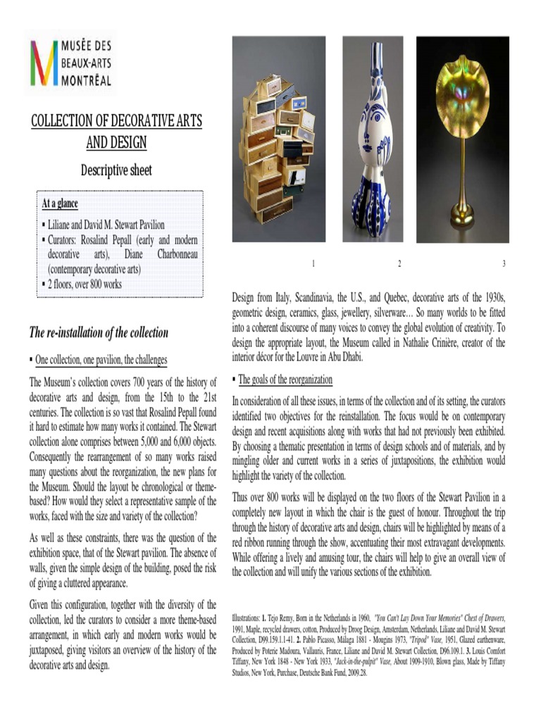 Goudreau Museum's Artisanal Collection | PDF | Art Media | Decorative Arts