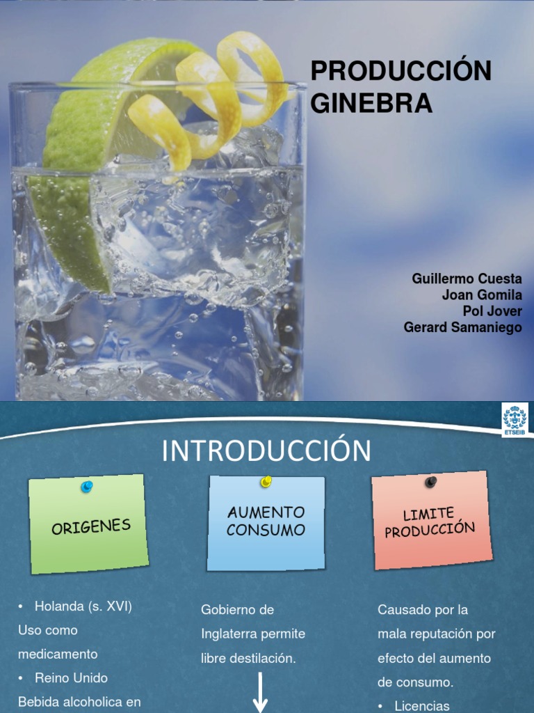 Ginebra (proceso fabricacion) Ginebra Destilación