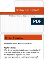 Families Kinship and Descent