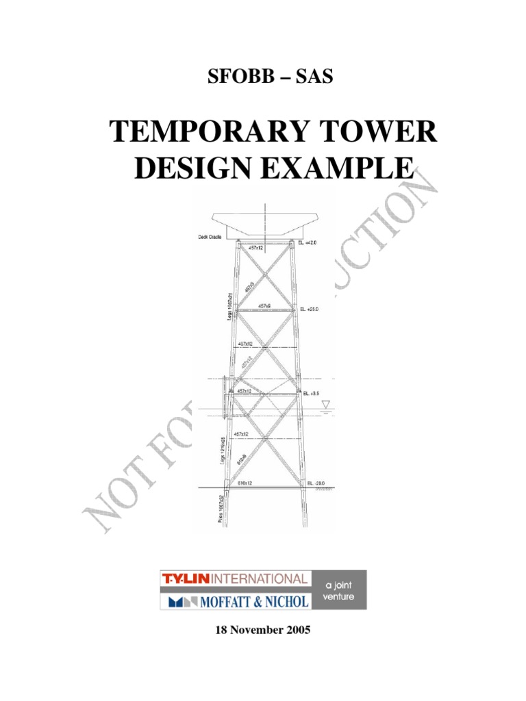 Temporarytowerdesignex121405 PDF | PDF