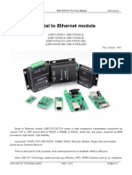 Serial to Ethernet Module User Manual for USR-TCP232-T24 Series