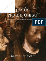 Jesus No Dijo Eso - Bart D. Ehrman
