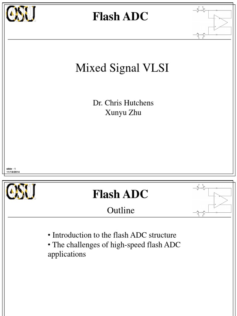 Flash Adc PDF Analog To Digital Converter Amplifier