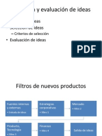 Criterios para La Seleccion y Evaluacion de Ideas