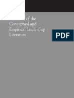 A Survey of The Leadership Literature
