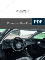 Volkswagen Dashboard User Experience