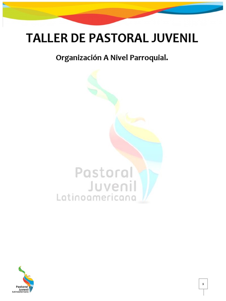 Organización de Pastoral Juvenil Parroquial | PDF | Misionero ...