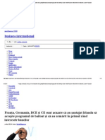 Franţa, Germania, BCE Şi CE Sunt Acuzate Că Au Şantajat Irlanda Să Accepte Programul de Bailout Şi Că Au Urmărit În Primul Rând Interesele Băncilor _ Ziarul Financiar