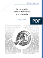 La corrupción sobre la democracia y la economía (Bien Común 235)