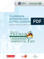 Premio Nacional de Ciudadanía Ambiental 2011
