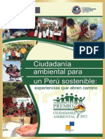 Premio Nacional de Ciudadanía Ambiental 2012