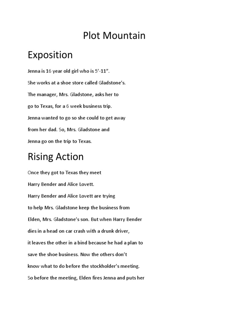 Plot mountain pdf