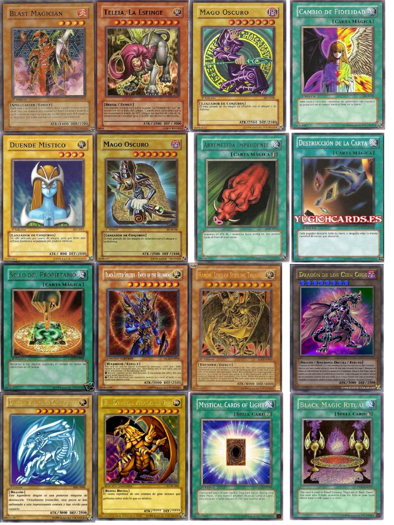 Cartas Yu-Gi-Oh | PDF, image size:768x1024