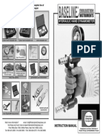 Baseline Hydraulic Hand Dynamometer User Manual