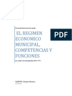 El Regimen Economico Municipal