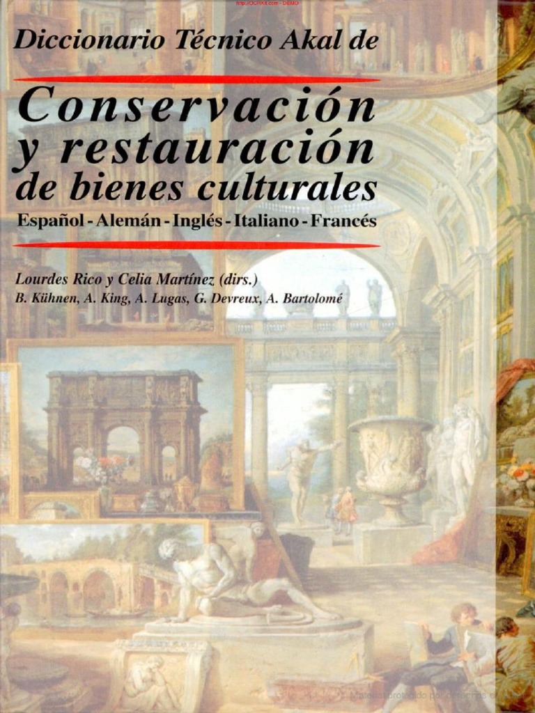 Diccionario Técnico AkaL de Conservación y Restauración de Bienes  Culturales, PDF, Diccionario