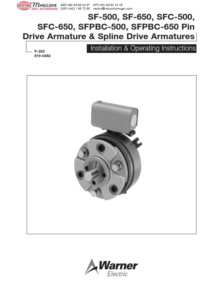 Embragues SF 500 | PDF | Clutch | Screw