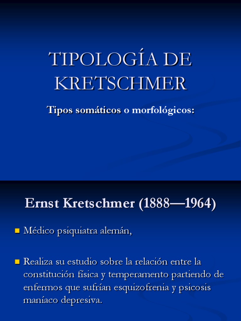 Tipología de Kretschmer