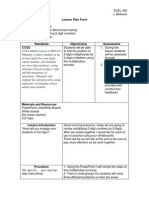 2nd Lesson Plan