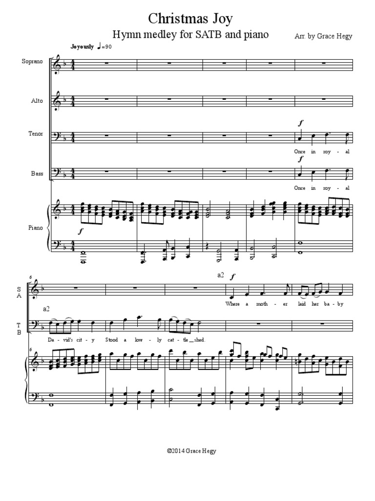 Christmas Hymn Medley PDF