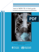 Management of MDR TB