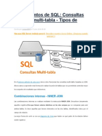 Consultas SQL Multi-Tabla Tipos JOIN