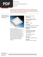 The Image at Right Shows The 125 MM X 125 MM ITO Sheet Resistance Standard