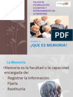 2 Sesion Taller Estimulacion Cognitiva y Entrenamiento de La Memoria