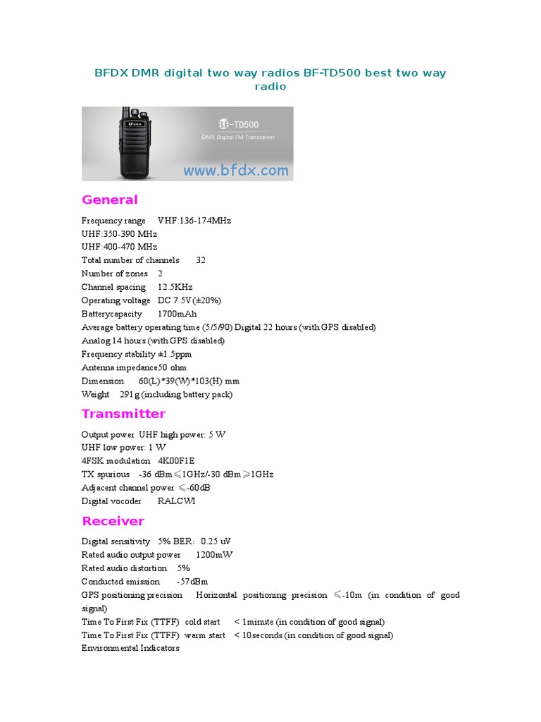 Hytera BD505 Programming Software Guide | PDF