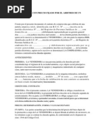 Compraventa Con Precio Fijado Por El Arbitrio de Un Tercero