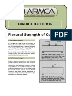 Flexural Strength of Concrete