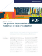 Path To Improved Returns in Material Commercialization